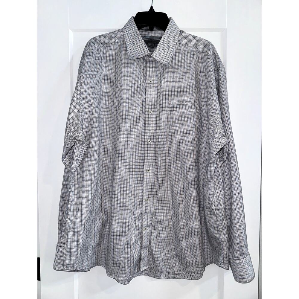 Johnston & Murphy Tailored Fit Button Up Shirt Men’s XXL